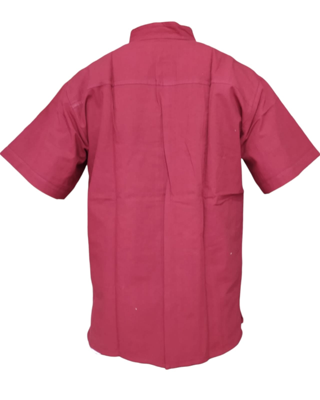 Guayabera de Manga Corta con Elegante Bordado Vertical